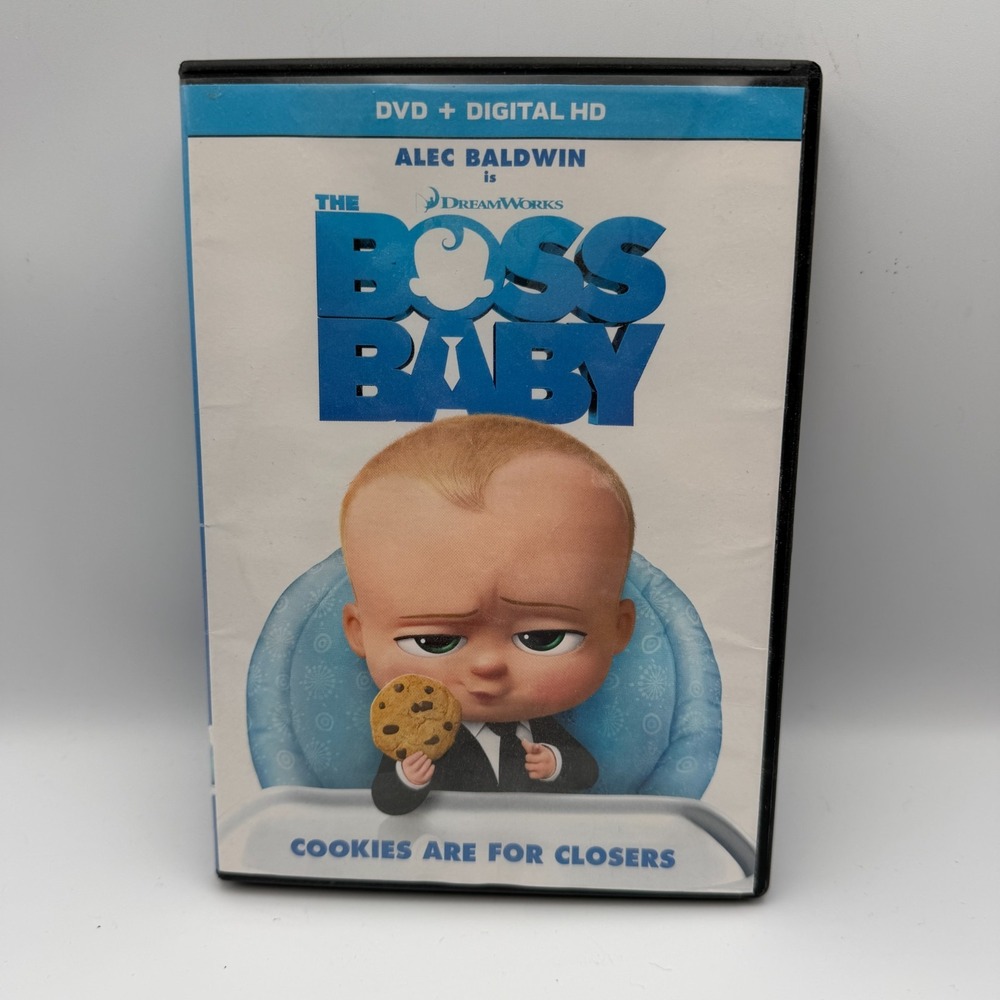 The Boss Baby DVD Digital Funny Cartoon Animated Dreamworks Adventure